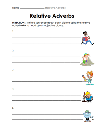Reason Sentence Creator Worksheet