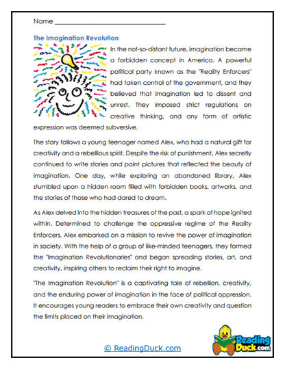 Imagination Rebels Worksheet