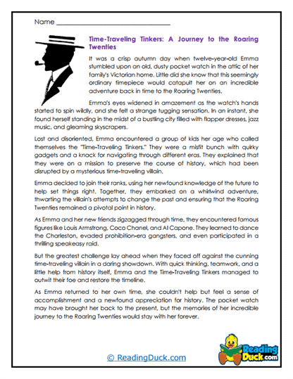 Tinker Time Worksheet