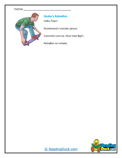 Skater’s Rebellion Worksheet
