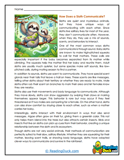 Quiet Talkers Worksheet