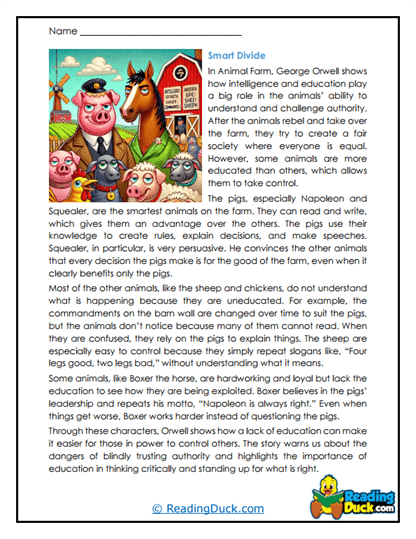Animal Farm Worksheets