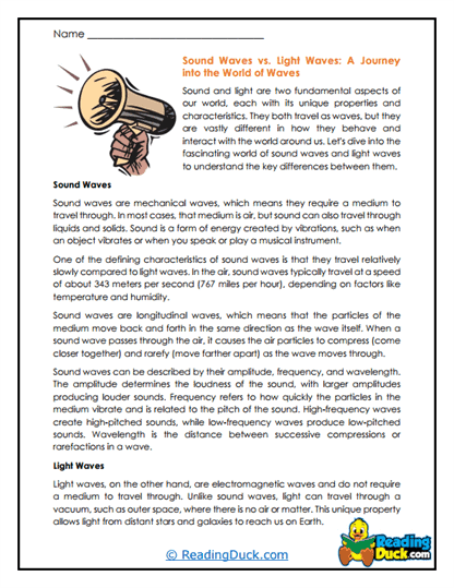 Wave Battle Worksheet