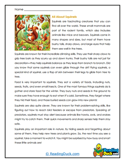 Nutty Climbers Worksheet