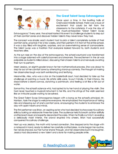 Talent Swap Worksheet