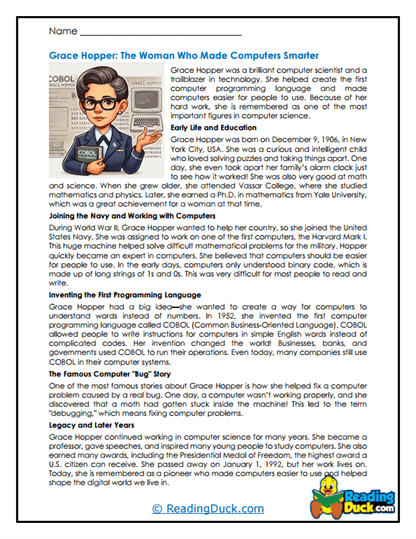 Coding Pioneer Worksheet