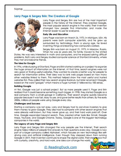 Search Engine Worksheet