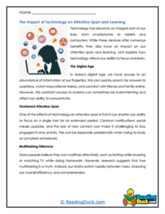 Psychology Reading Worksheets | Reading Duck.com