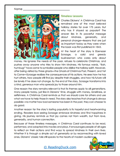 Timeless Message Worksheet