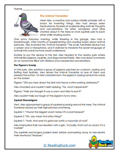 Translator Invention Worksheet