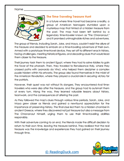 Time-Travel Map Worksheet