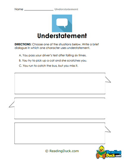 Dialogue Play Worksheet