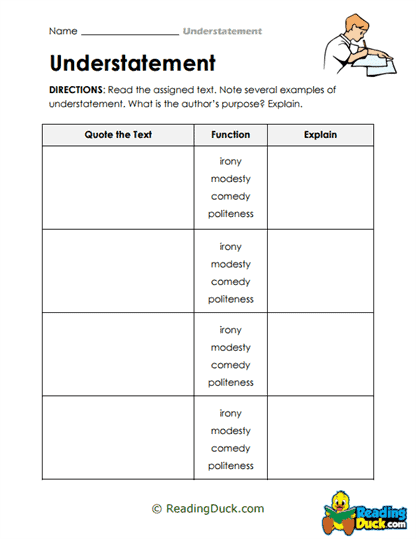 Purpose Practice Worksheet