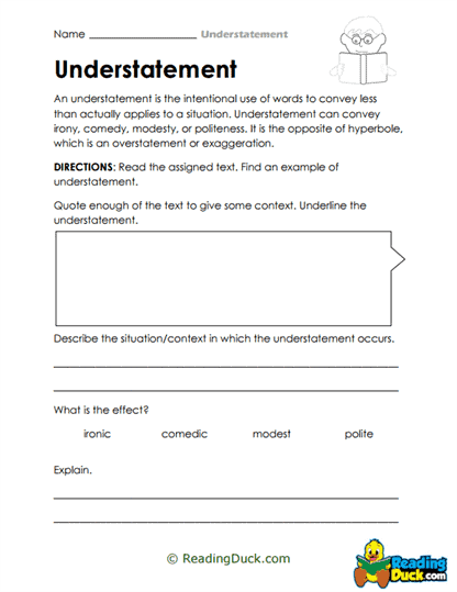 Text Clues Worksheet