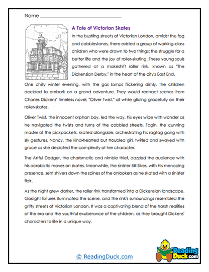 Victorian Glide Worksheet