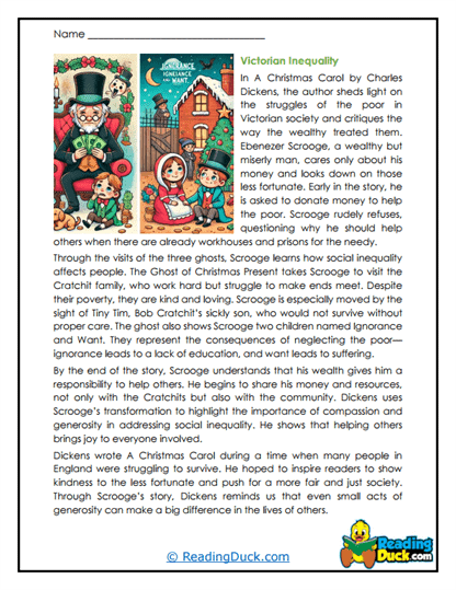 Wealth Divide Worksheet