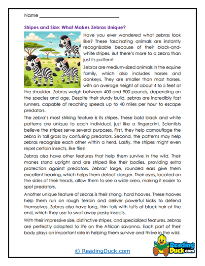 Unique Patterns Worksheet