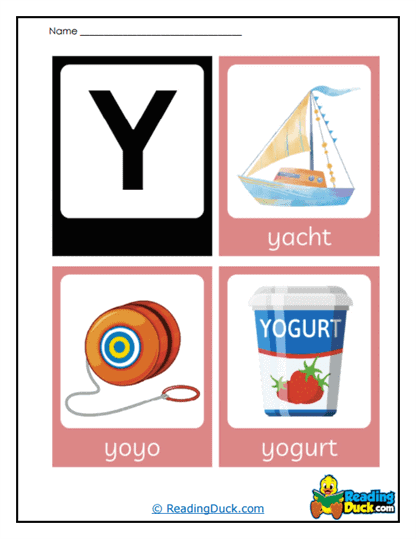 Yoyo Yacht Worksheet