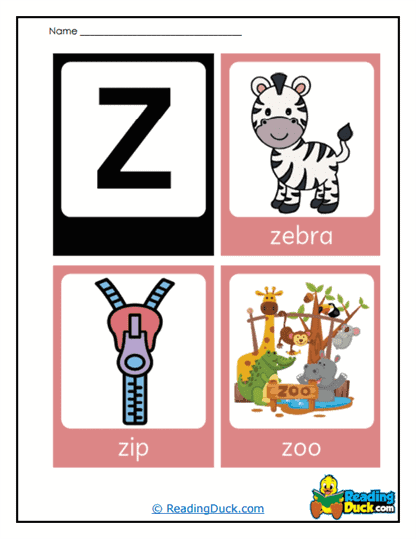 Zebra Zoo Worksheet