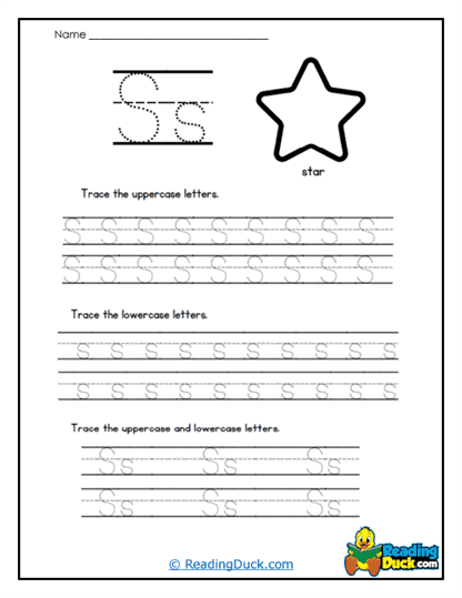 Star Steps Worksheet